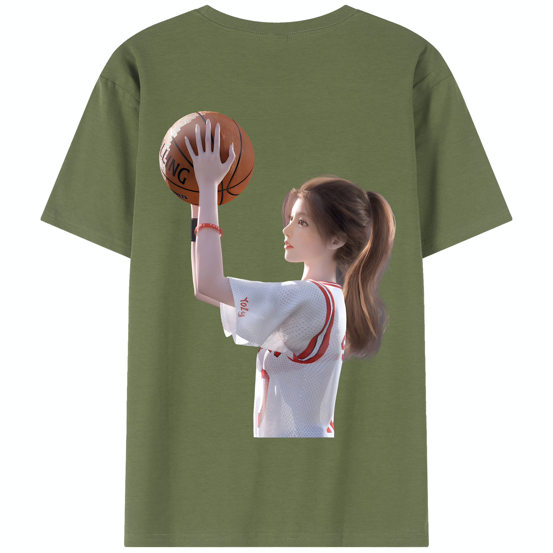SLAM DUNK／スラムダンク 綿100％半袖Tシャツ（背面プリント）